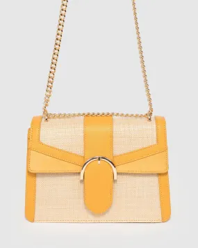 Rachel Yellow Crossbody Bag