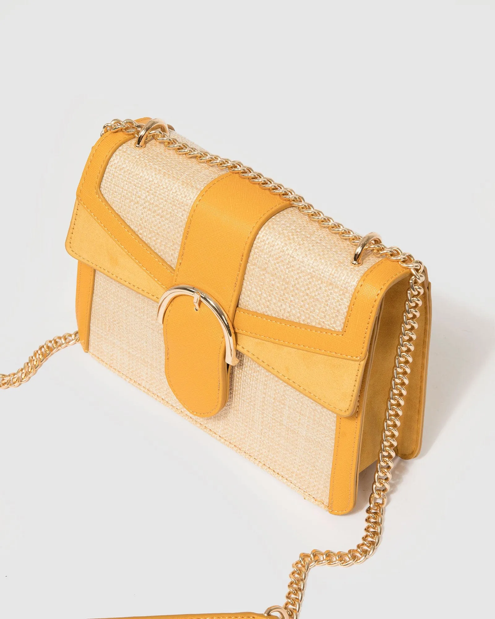 Rachel Yellow Crossbody Bag