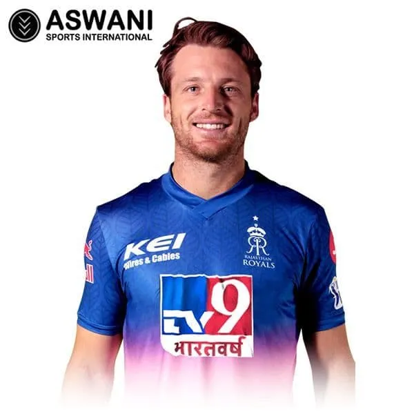 Rajasthan Royals Cricket Jersey, RR Player Edition BUTTLER 63 MENS Match Shirt, Dream11 IPL 2020