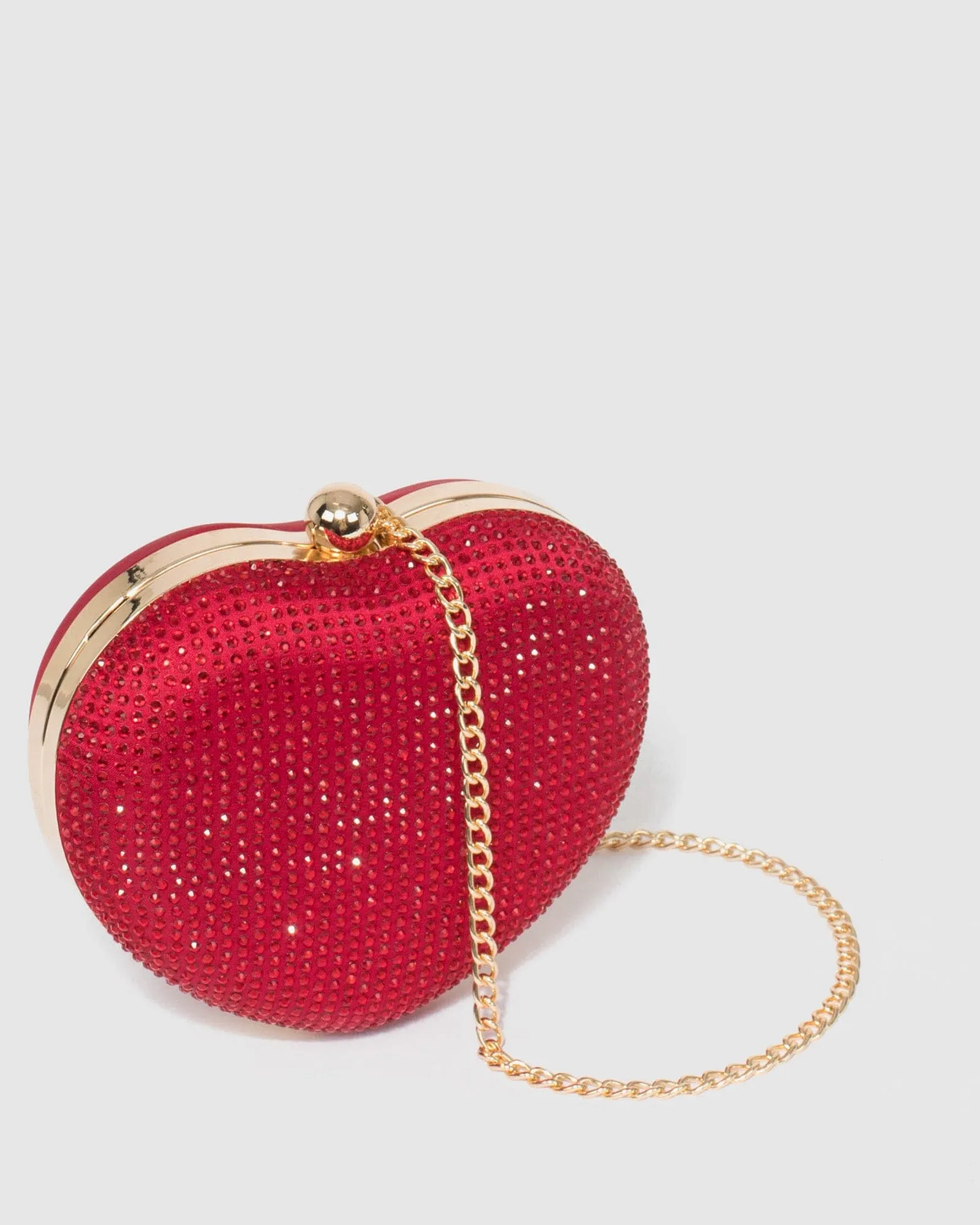 Red Heart Crossbody Bag