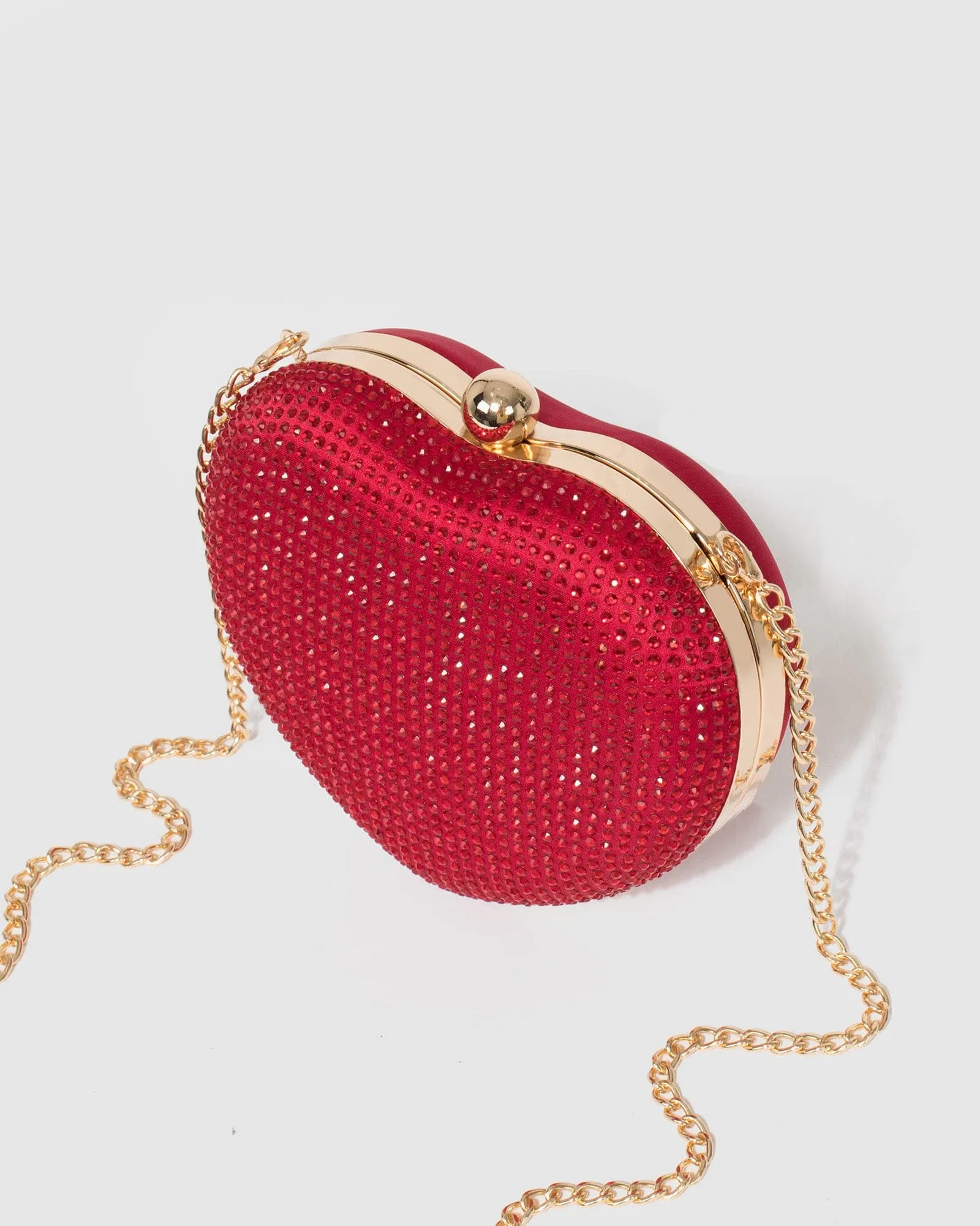 Red Heart Crossbody Bag