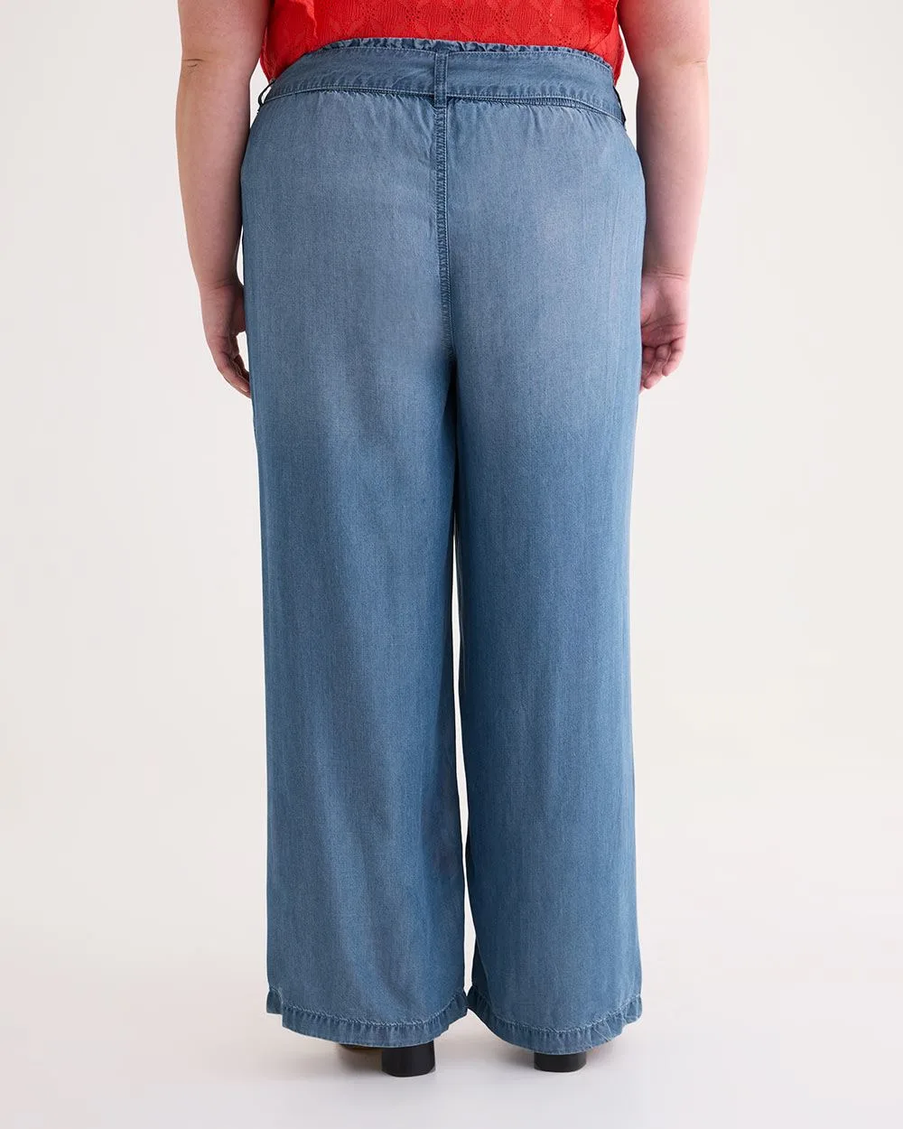 Responsible, Tencel Wide-Leg Pant with Belt - d/C JEANS