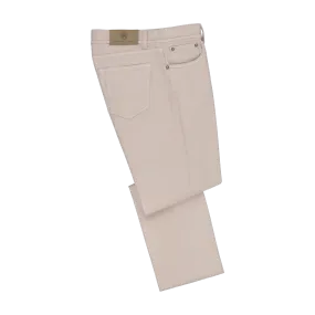  Richard J. Brown Slim-Fit Stretch-Cotton Jeans in Taupe