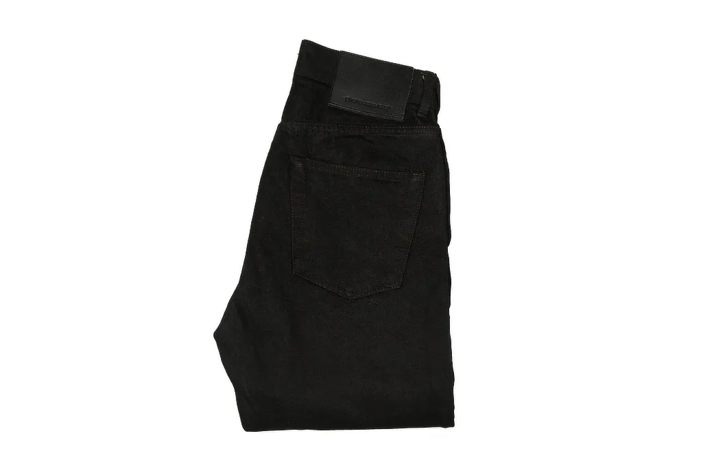 Rick Owens DRKSHDW Detroit Jeans - Made In Japan Black Waxed