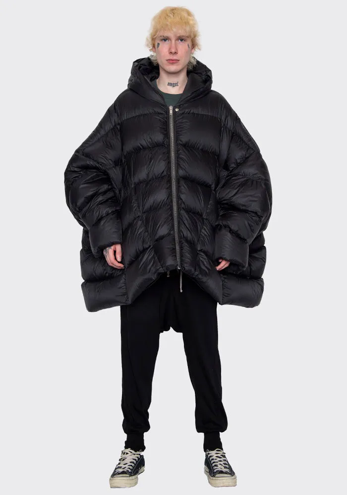 RICK OWENS RU02B2796 NZD4 09 DUVET JUMBO PETER JACKET BLACK