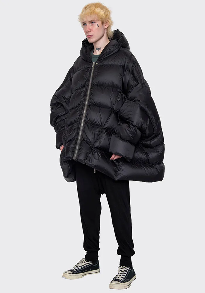 RICK OWENS RU02B2796 NZD4 09 DUVET JUMBO PETER JACKET BLACK