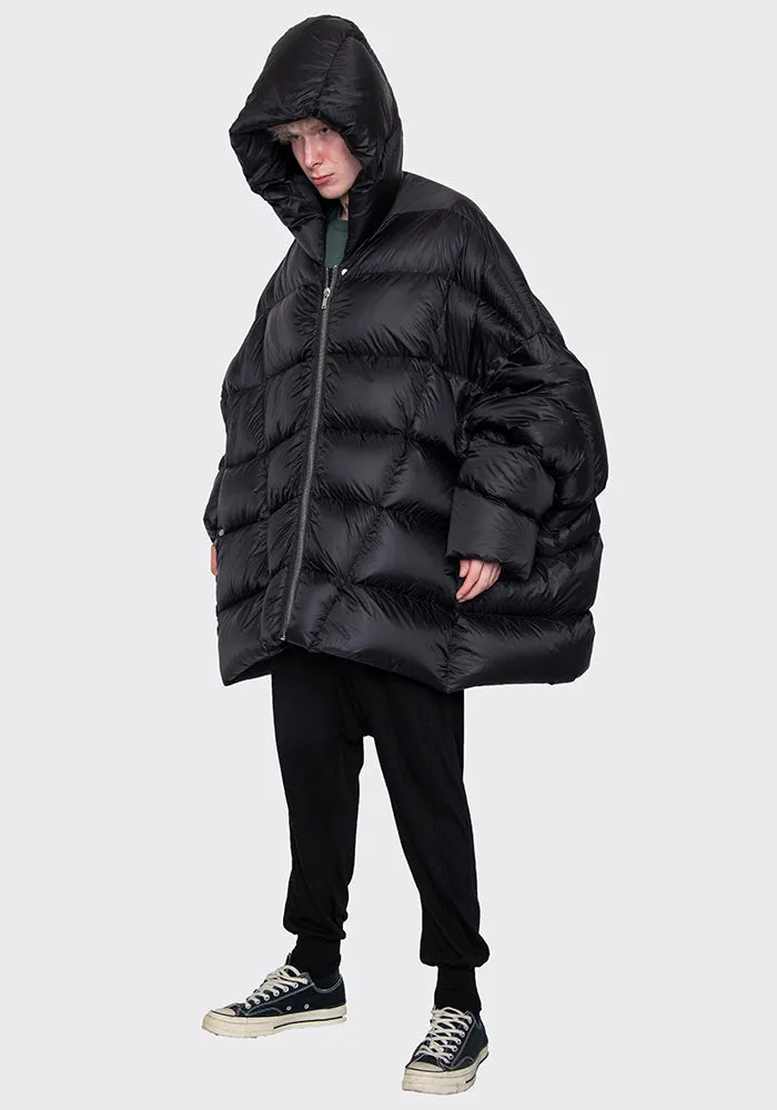 RICK OWENS RU02B2796 NZD4 09 DUVET JUMBO PETER JACKET BLACK