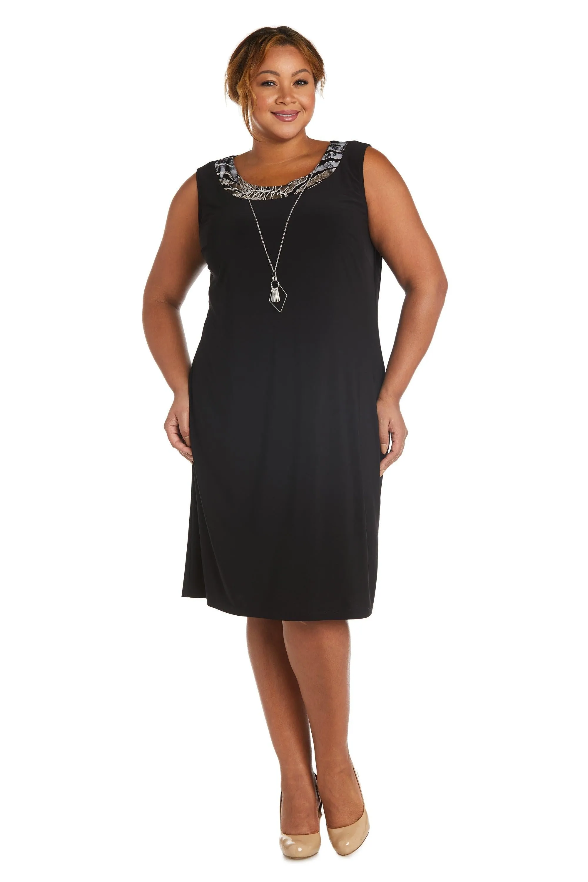 R&M Richards 7953W Short Plus Size Jacket Dress