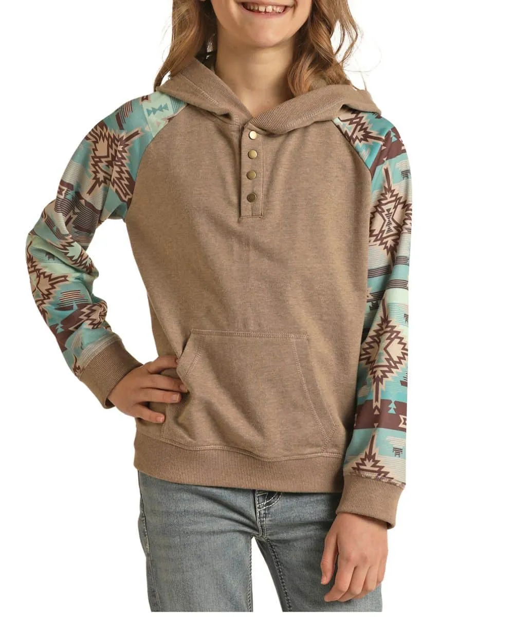 Rock & Roll Cowgirl Girls' Hoodie