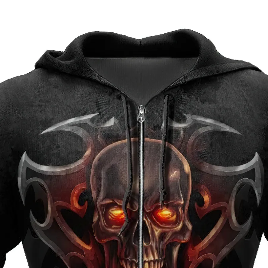 Rock Style 3D Printing Hoodie Sweatshirt for Men / Men's Alternative Fashion Sweatshirts