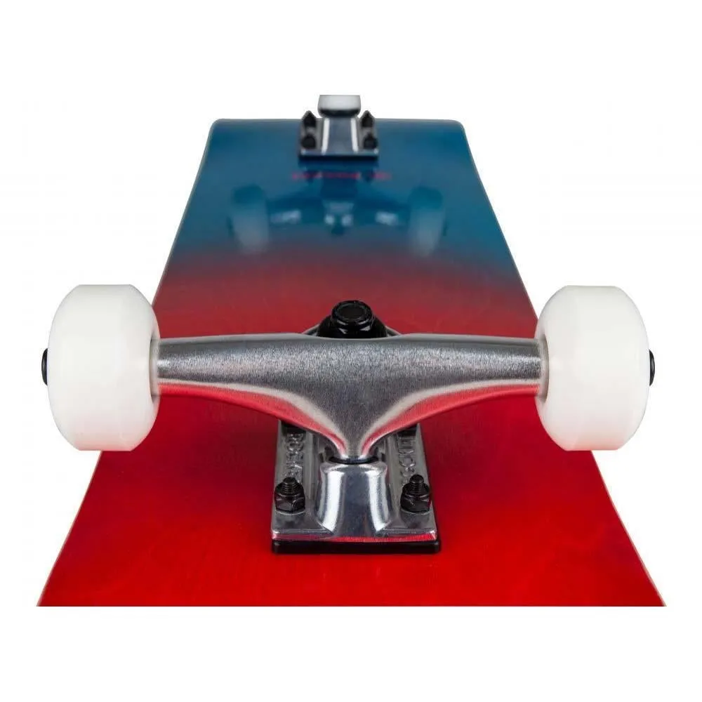 Rocket Complete Skateboard Double Dipped Red Bue 7.5