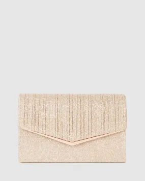 Rose Gold Delta Clutch Bag