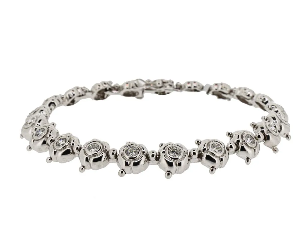 Royal Limited Collection Diamond Bezel Tennis Bracelet