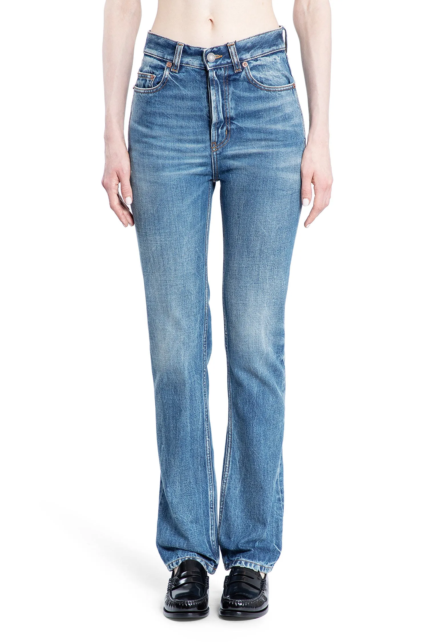 saint laurent 90's slim jeans in 50's denim