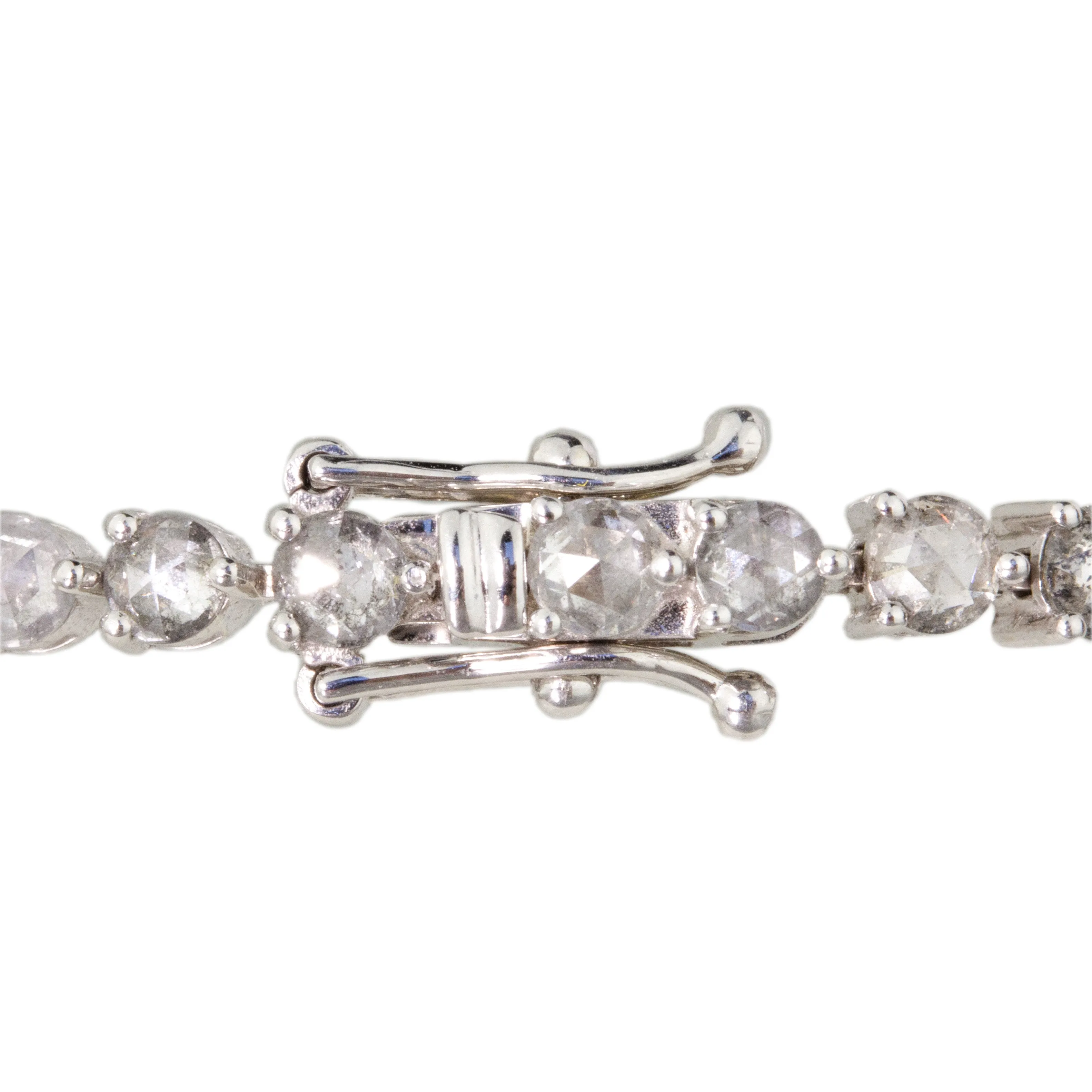 Salt + Pepper Diamond Tennis Bracelet