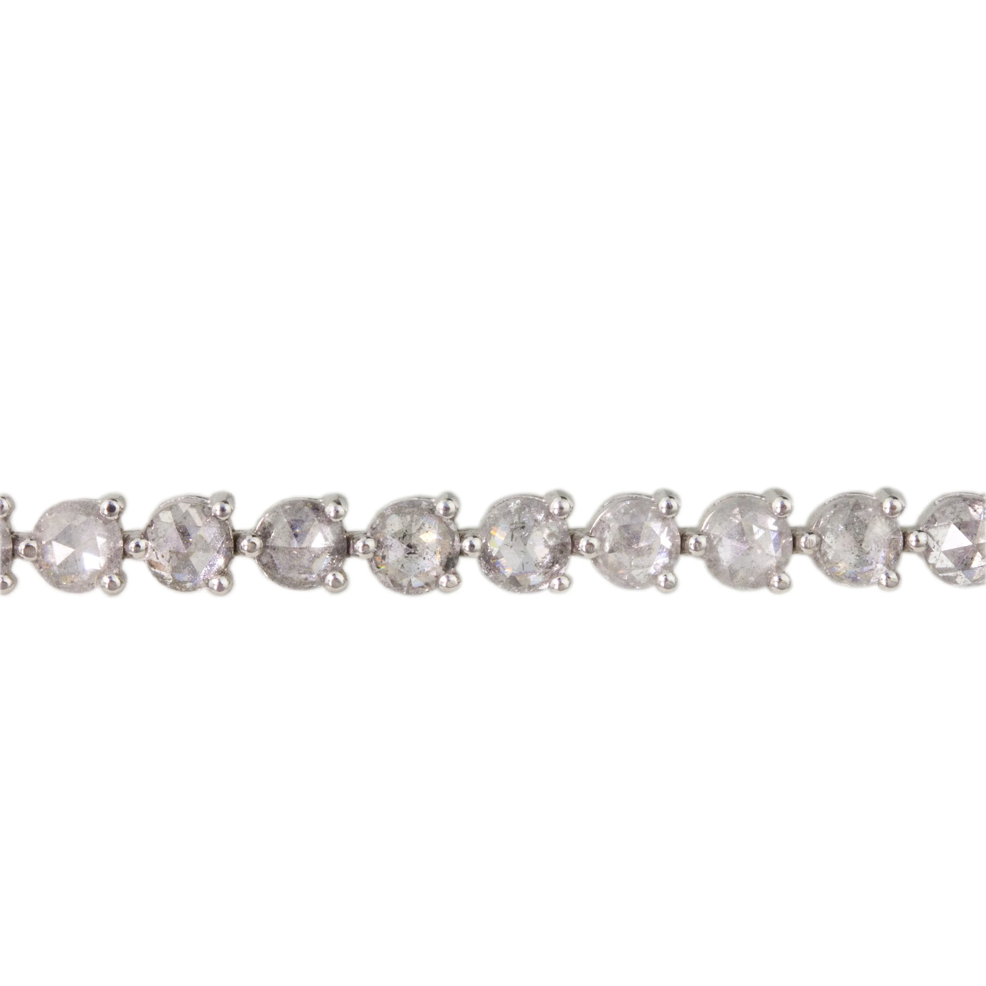 Salt + Pepper Diamond Tennis Bracelet