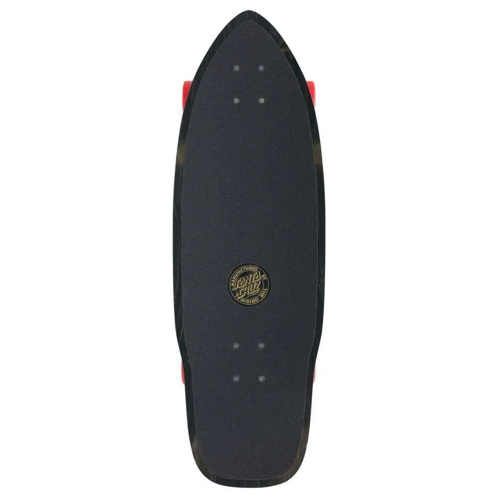 Santa Cruz Surfskate Factory Complete Skateboard Flamed Not a Dot Carver Multi 29.95