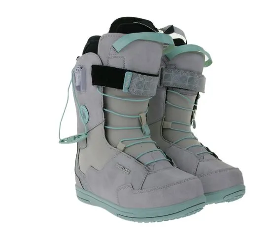 Scarponi da snowboard da donna DEELUXE con strato isolante stivali per sport invernali 572051-2000/9955 grigio