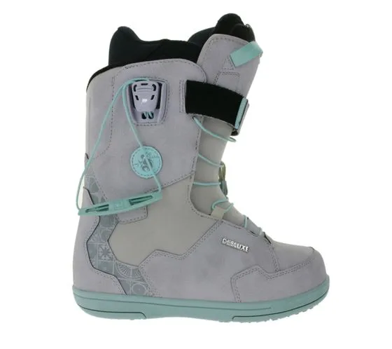 Scarponi da snowboard da donna DEELUXE con strato isolante stivali per sport invernali 572051-2000/9955 grigio