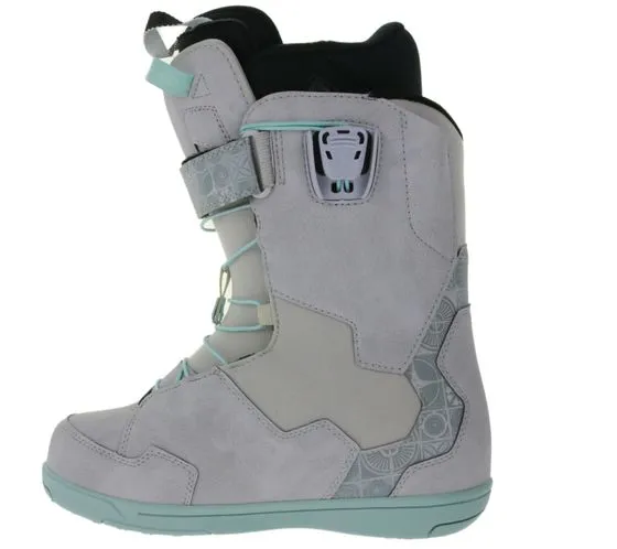 Scarponi da snowboard da donna DEELUXE con strato isolante stivali per sport invernali 572051-2000/9955 grigio