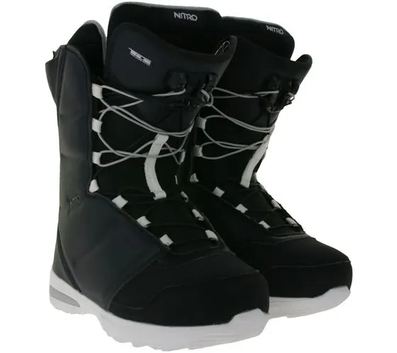 Scarponi da snowboard da donna NITRO Flora TLS con suola ammortizzante stivali sportivi invernali 1191-848459 nero