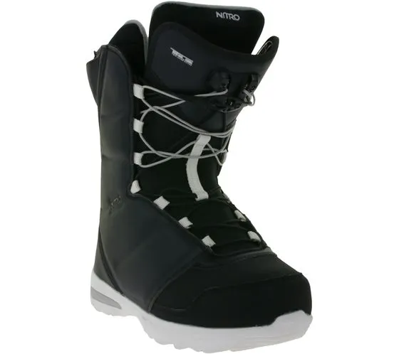 Scarponi da snowboard da donna NITRO Flora TLS con suola ammortizzante stivali sportivi invernali 1191-848459 nero