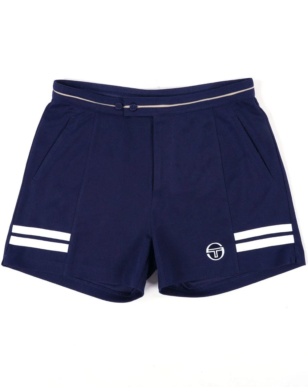 Sergio Tacchini Supermac Tennis Shorts Navy Blue