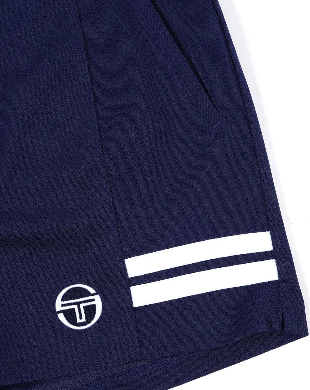 Sergio Tacchini Supermac Tennis Shorts Navy Blue