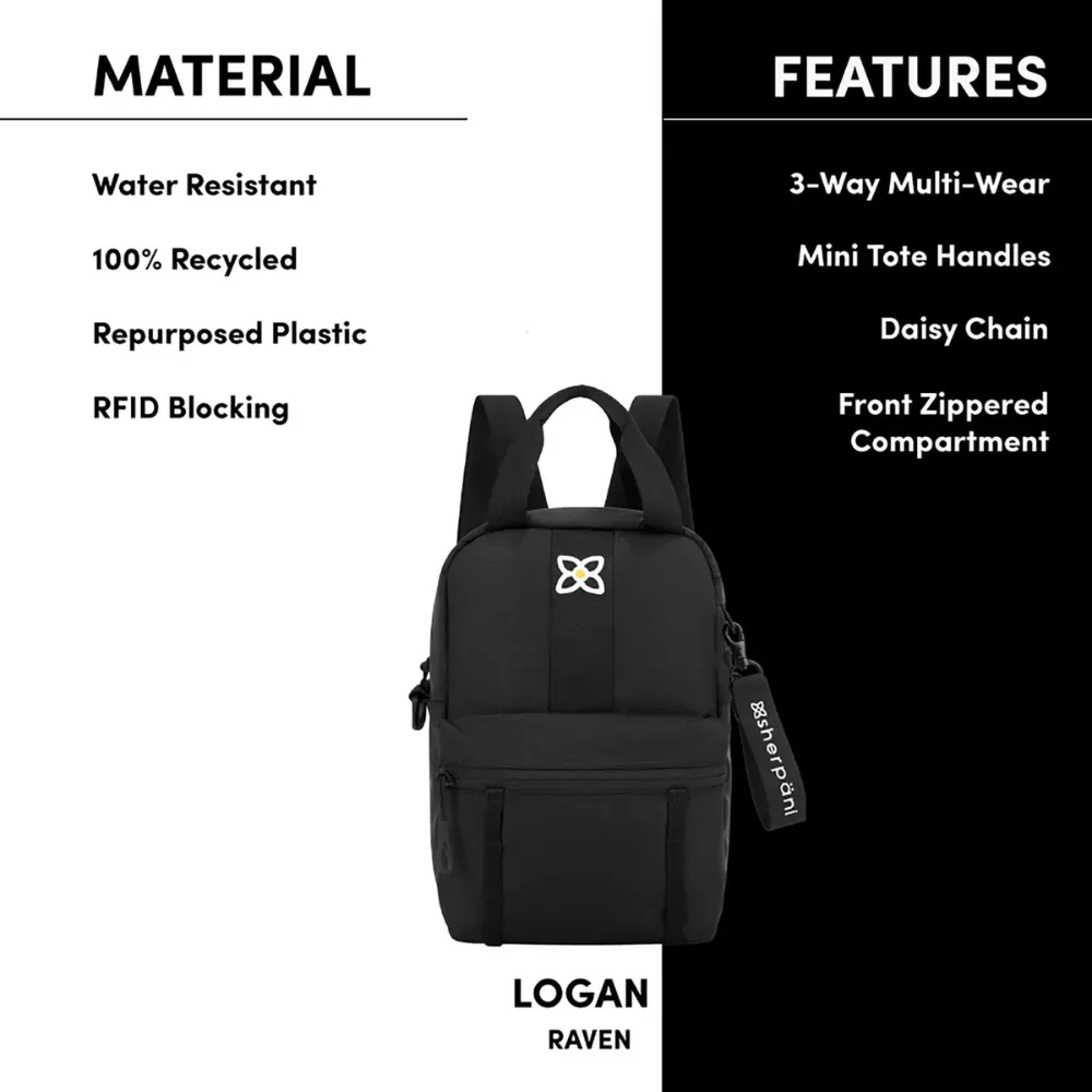 Sherpani Logan Raven Mini Backpack (Women's)