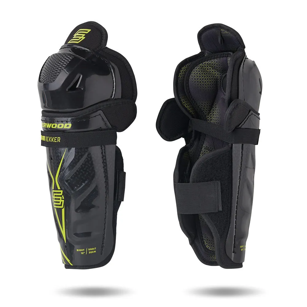 SHERWOOD REKKER JUNIOR HOCKEY SHIN PADS