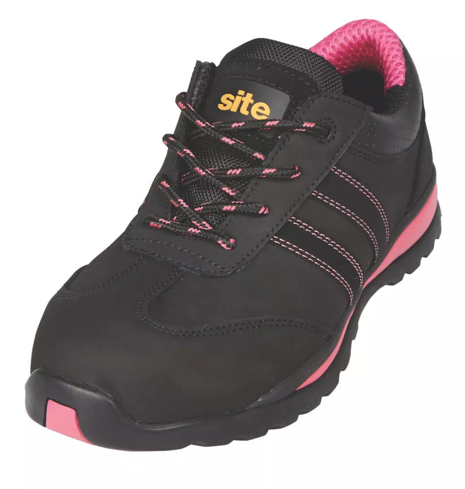 Site Dorain  Womens  Safety Trainers Black Size 7 - Screwfix