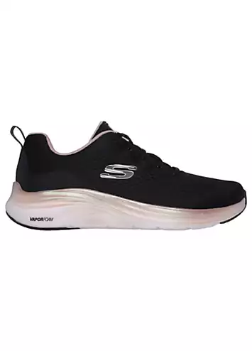 Skechers Black Mesh Vapor Foam Midnight Glimmer Trainers | Kaleidoscope