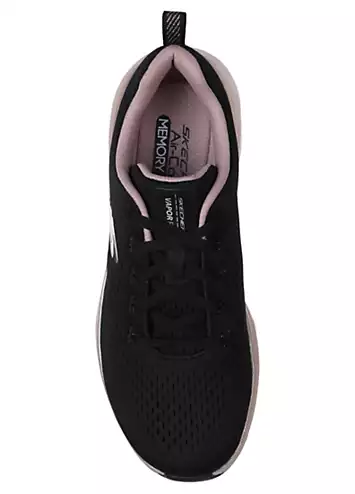 Skechers Black Mesh Vapor Foam Midnight Glimmer Trainers | Kaleidoscope