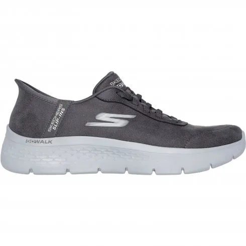 Skechers Go Walk Flex Mali | Charcoal | Women's Bungee Lace Trainers