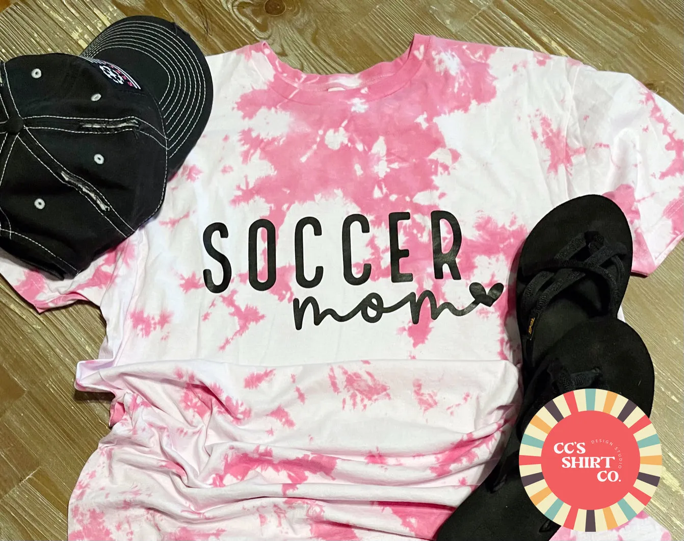 Soccer Mom Tie-Dyed Tee