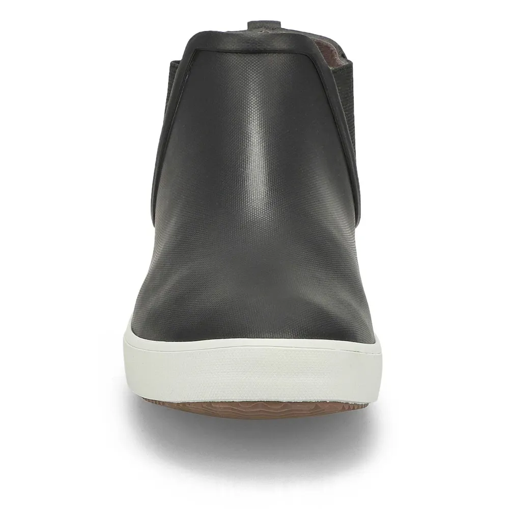 Soft Moc Womens Kicker Rain Chelsea Boot - Black/White