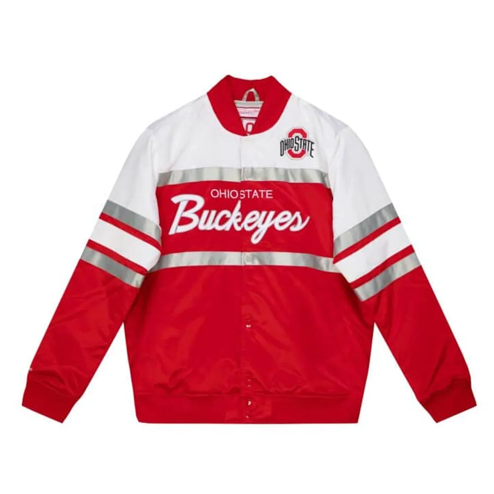 Special Script Heavyweight Satin Football Jacket