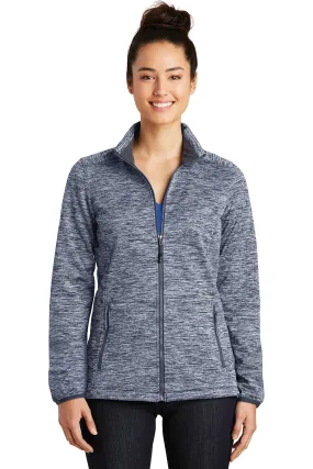 Sport-Tek  Ladies PosiCharge  Electric Heather Soft Shell Jacket. LST30