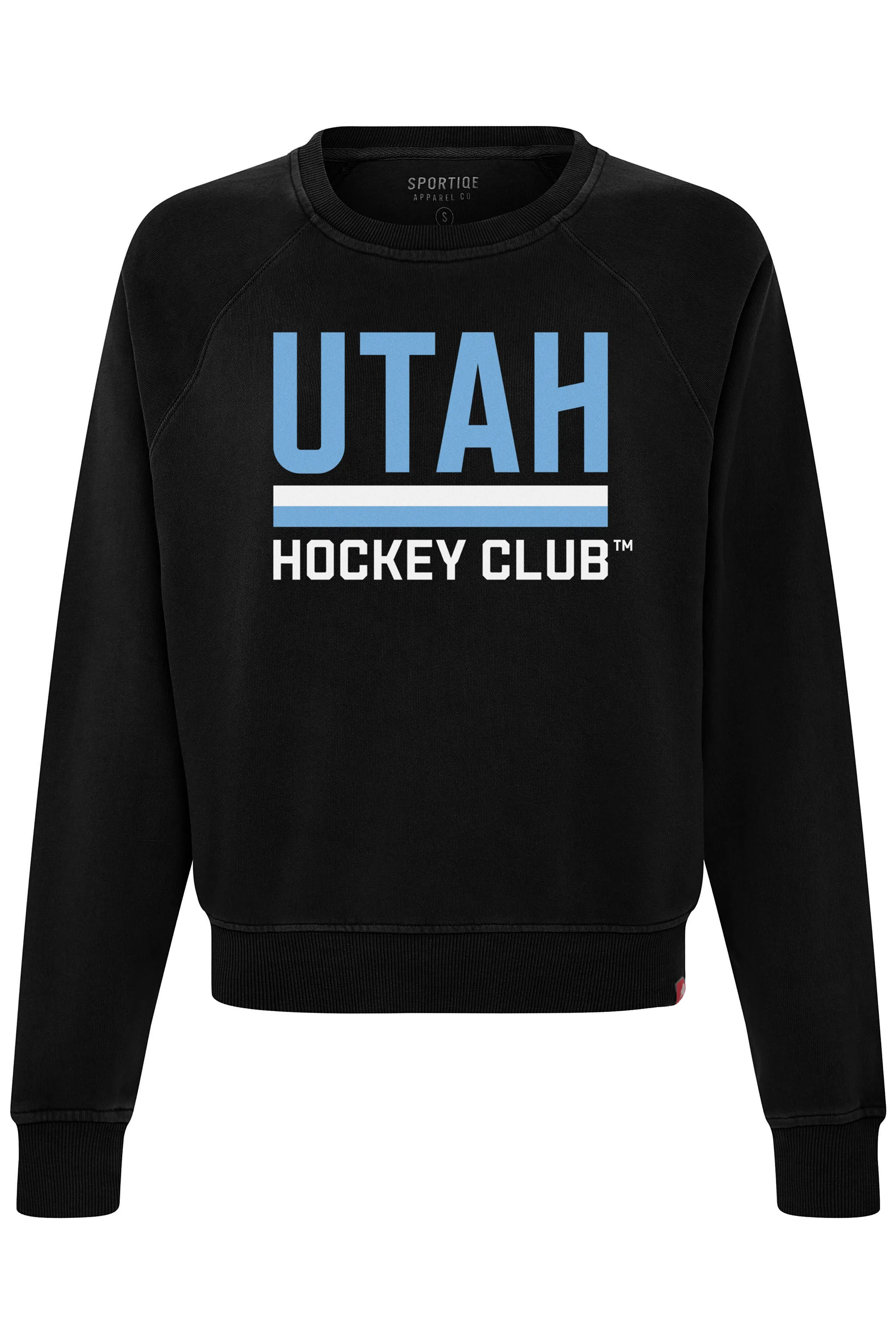 Sportiqe Womens Utah Hockey Ashlyn Crew - Black - Sportiqe