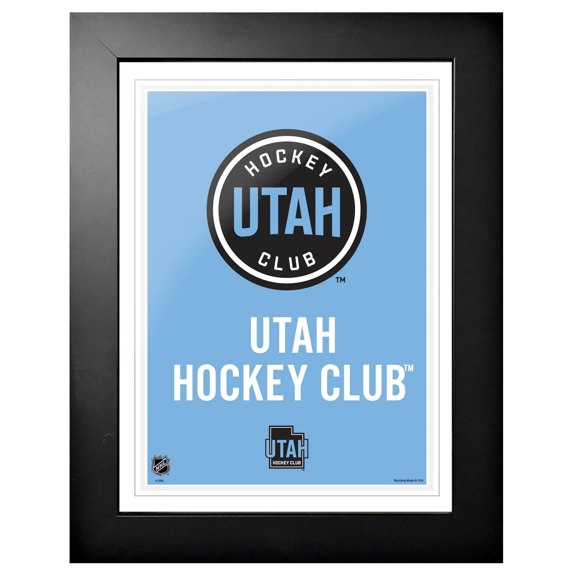 Sports Decor Utah Hockey Club Art | Team Frame 12