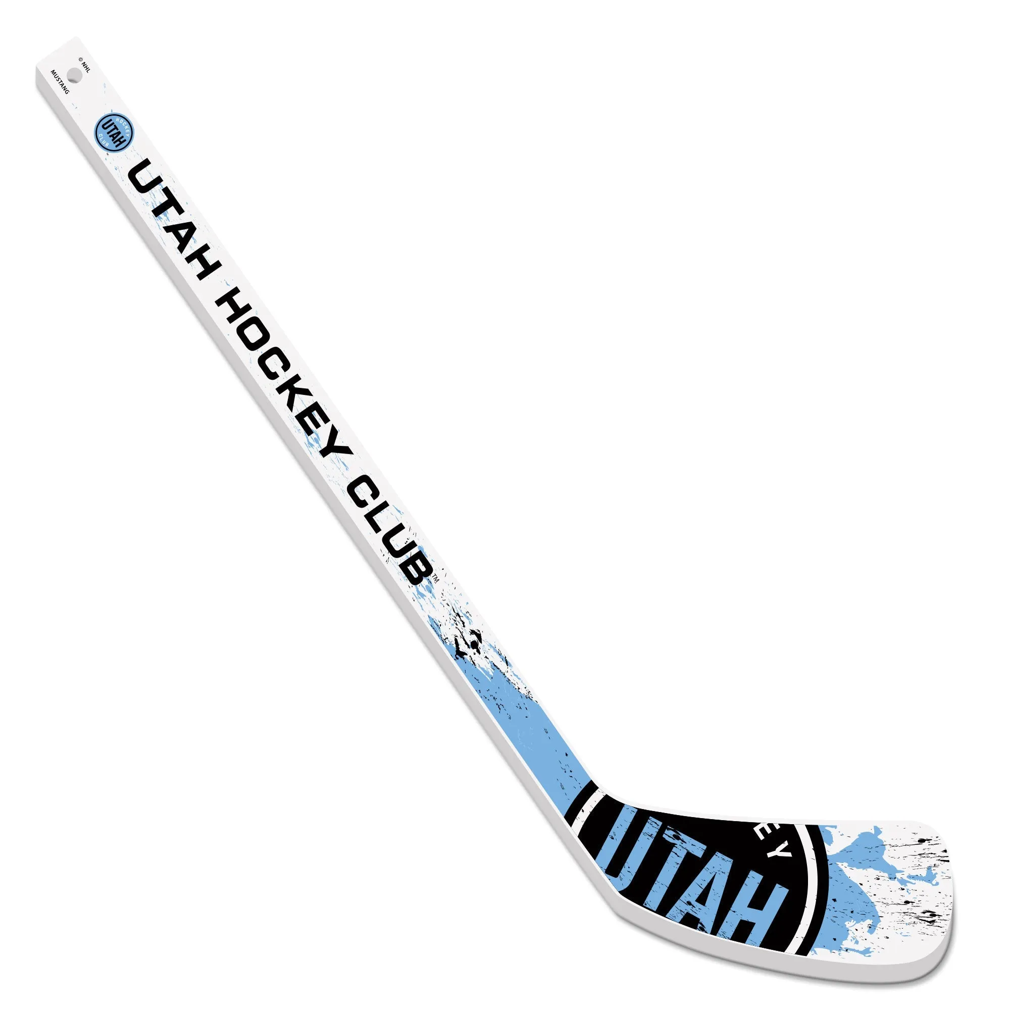 Sports Decor Utah Hockey Club Mini Stick | Wood Splatter