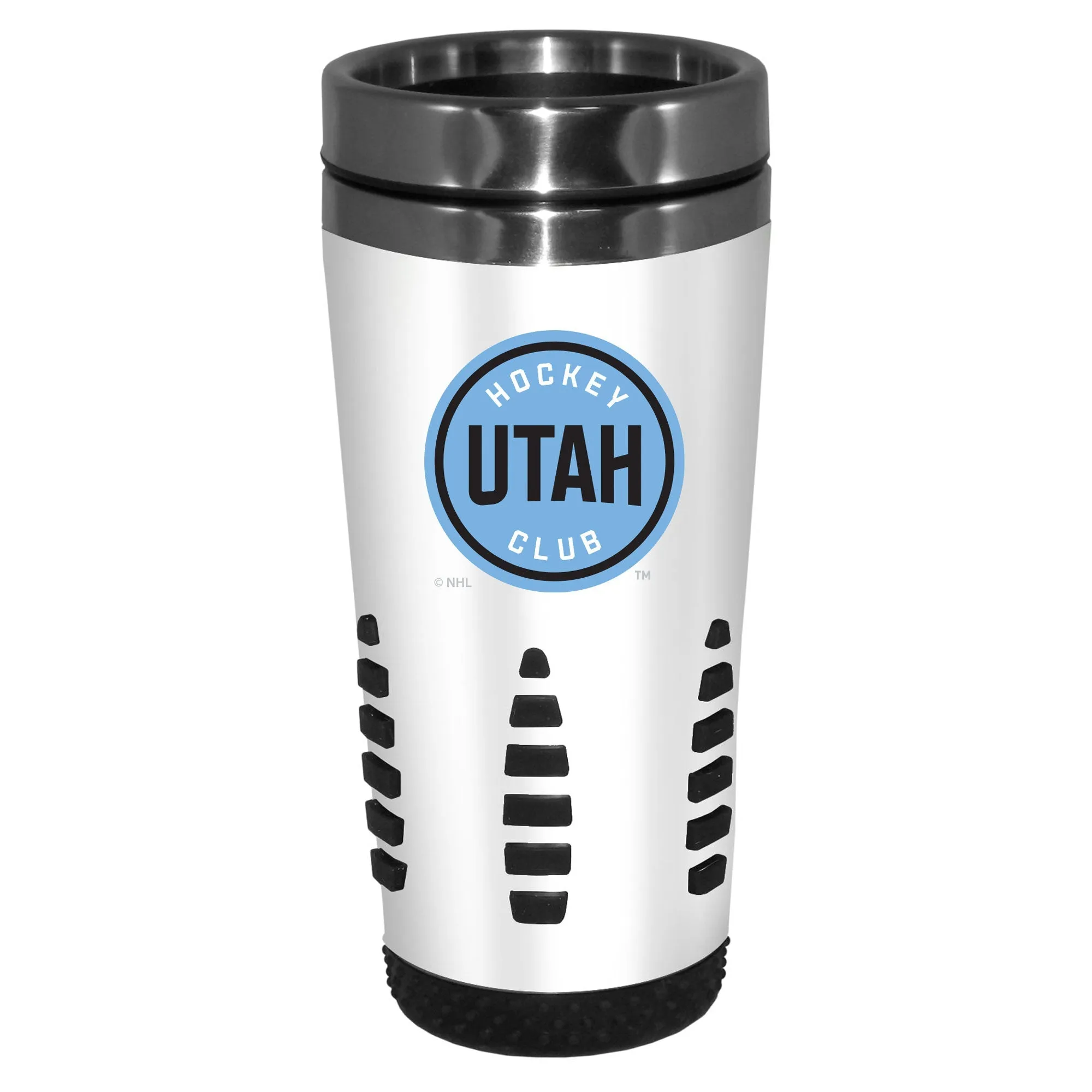 Sports Decor Utah Hockey Club Primary Logo Travel Mug - 16 oz. White Huntsville