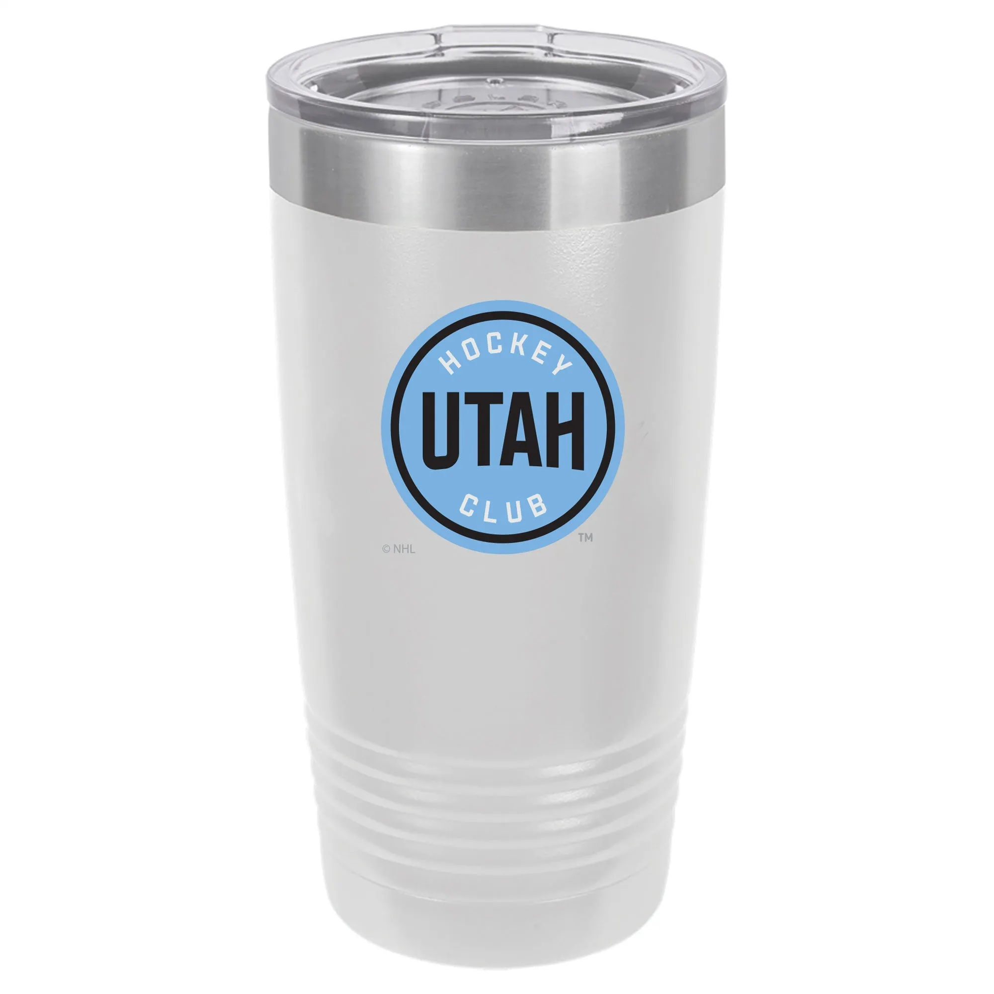 Sports Decor Utah Hockey Club White Polar Camel 20oz - Primary Logo