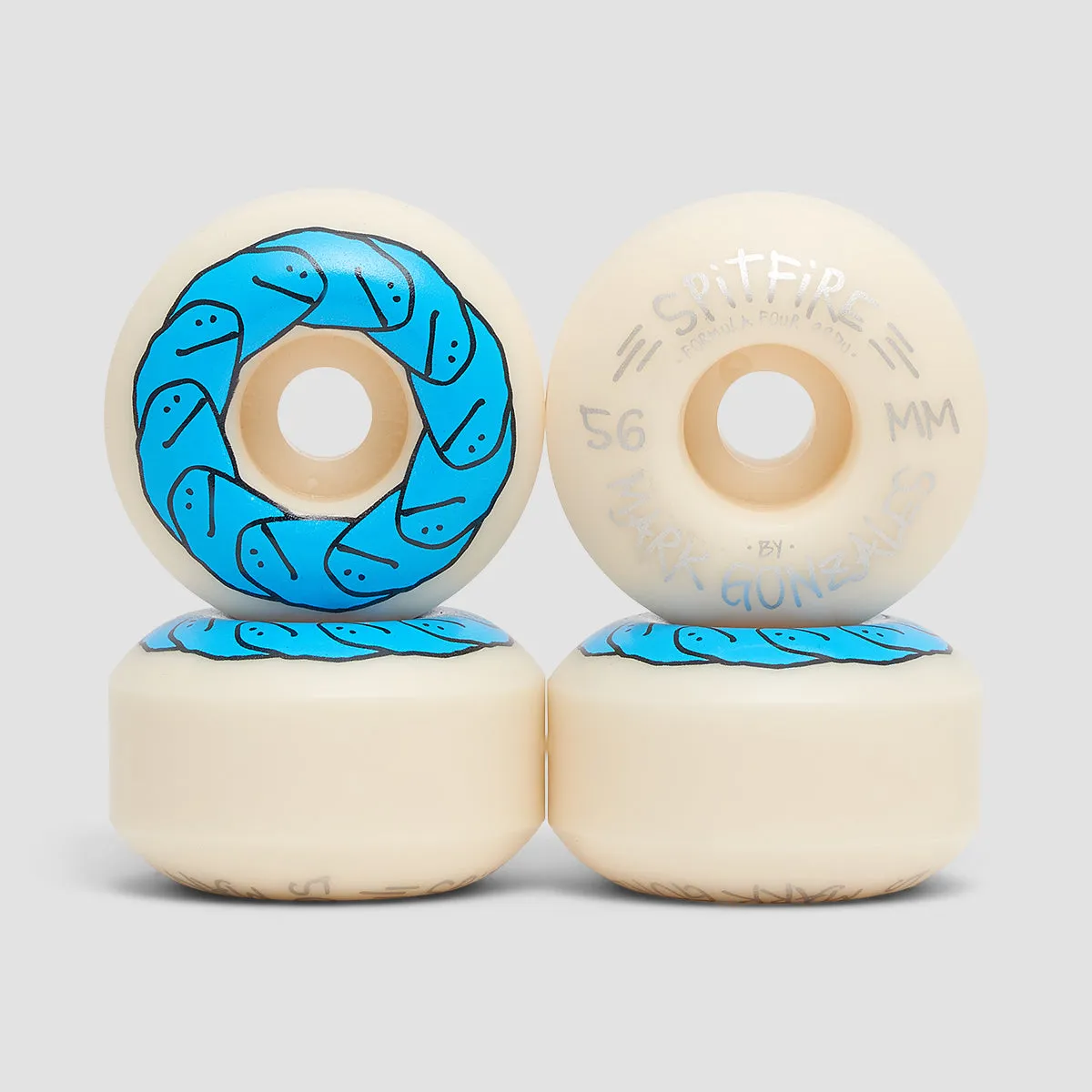 Sptifire Formula Four Gonz Shmoos Classic 99DU Skateboard Wheels Natural 56mm