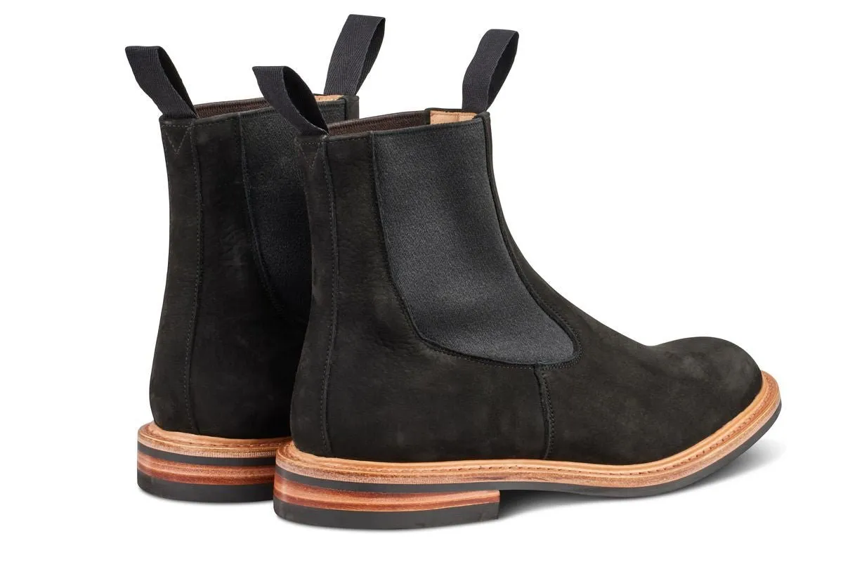 Stephen Chelsea Boot - Black Hydro Nubuck