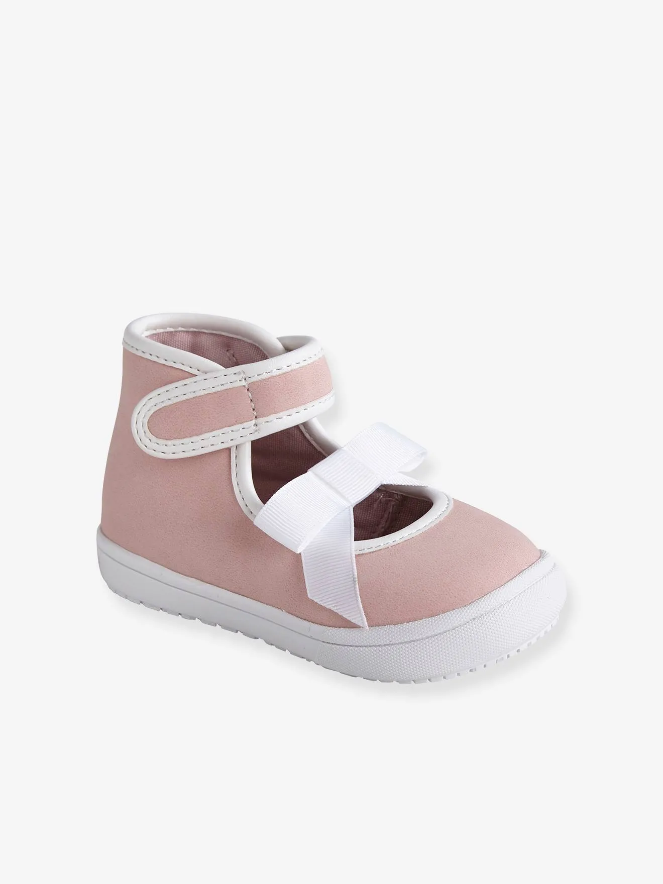 Stylish Trainers for Baby Girls - pink light solid