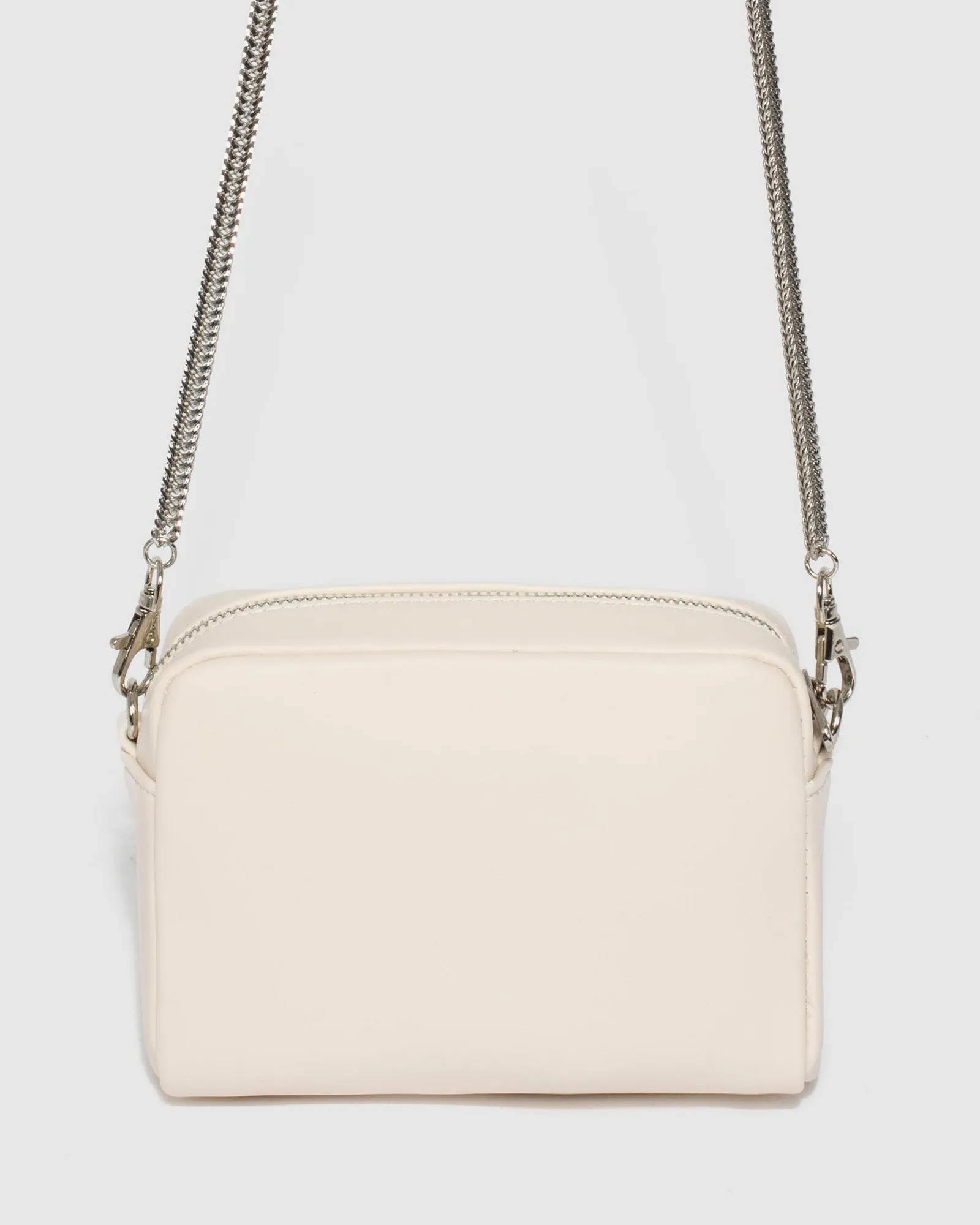 Suri Crystal Ivory Crossbody Bag