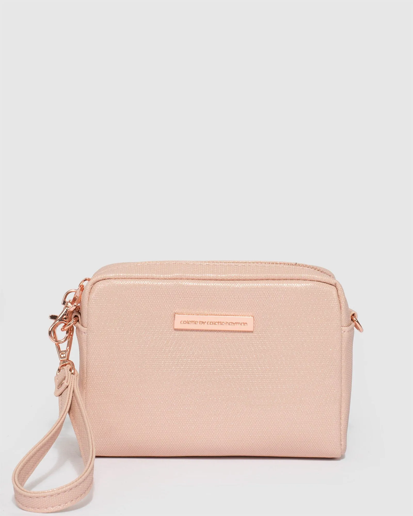 Suri Rose Gold Crossbody Bag