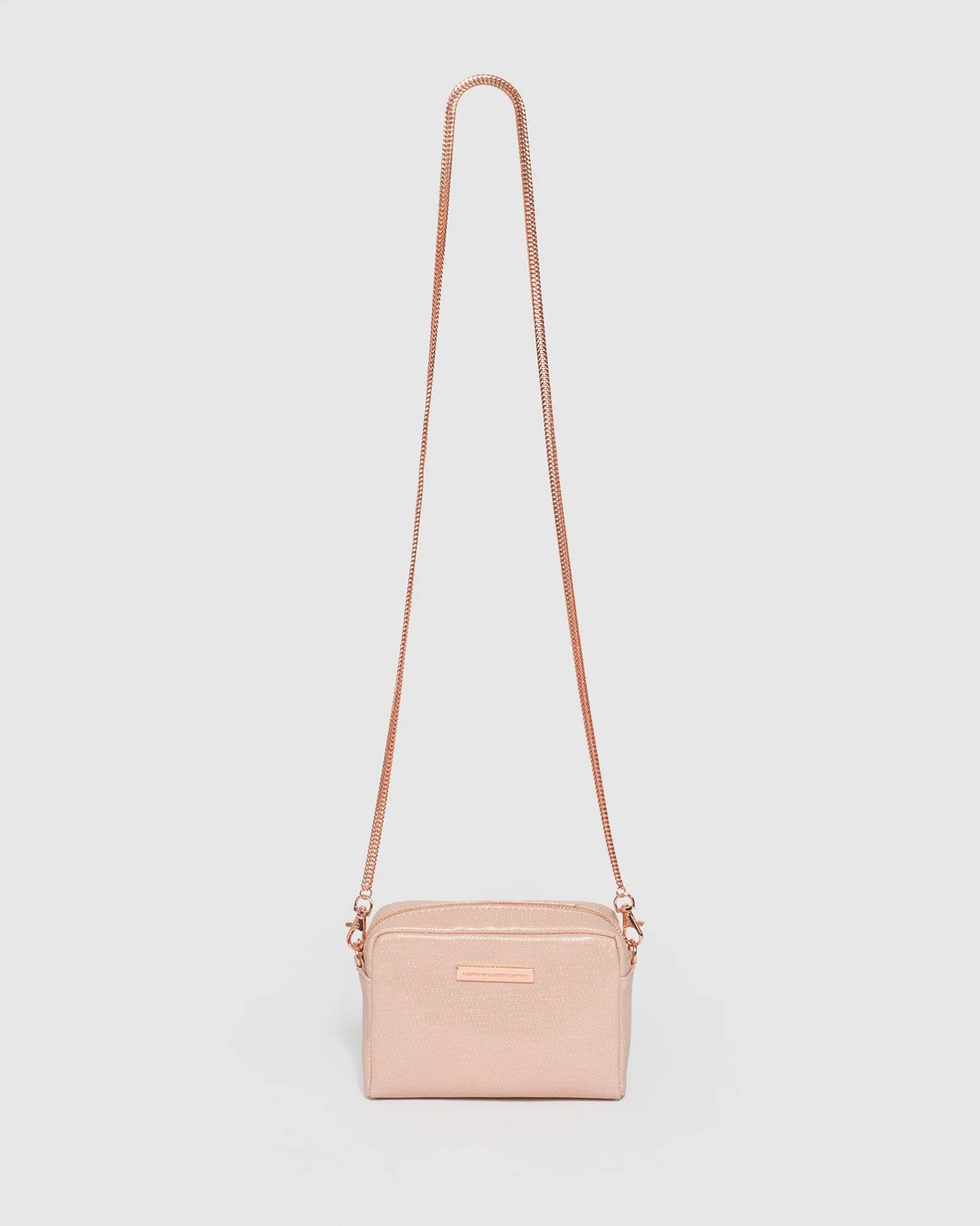 Suri Rose Gold Crossbody Bag