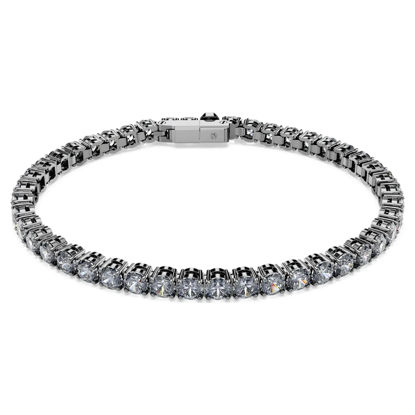 Swarovski Matrix Grey Crystal Tennis Bracelet